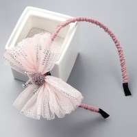 迪鲁奥(DILUAO)韩国进口儿童饰可爱公主水钻网纱皇冠箍女童亮片头箍宝宝头饰