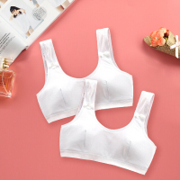 迪鲁奥（DILUAO)女童育期文胸小学生纯棉内衣大童女孩小背心儿童胸罩9-12岁15夏