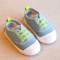 迪鲁奥(DILUAO)春秋儿童帆布鞋童女童宝宝布鞋小童球鞋板鞋1-3岁2婴儿软底鞋子
