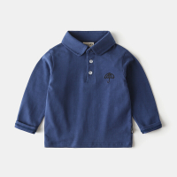 迪鲁奥(DILUAO)男童长袖T恤春秋款儿童纯棉打底衫宝宝翻领上衣童装POLO衫春