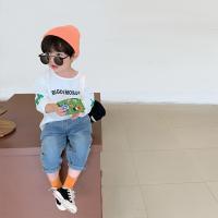 迪鲁奥(DILUAO)男童T恤儿童恐龙印花套头打底衫宝宝洋气圆领长袖衫