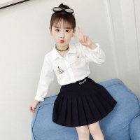 迪鲁奥(DILUAO)2021新款女童百褶裙半身裙2021新款春洋气儿童百搭夏装格子学院风短裙Sy