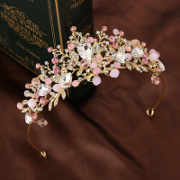 迪鲁奥(DILUAO)儿童皇冠头饰公主女童表演王冠水晶箍小孩生日卡钢琴演出饰品