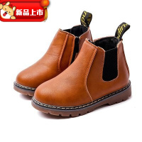 迪鲁奥(DILUAO)秋冬季韩版儿童马丁靴男童鞋皮鞋女童靴子短靴加棉保暖靴子