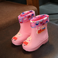 迪鲁奥（DILUAO)儿童雨鞋1-10岁幼儿水鞋女童两用宝宝套鞋小孩雨靴四季胶鞋