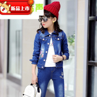 迪鲁奥(DILUAO)小孩子的衣服4到13秋冬5儿童牛仔服6三件套装7中童外套8小女童外衣9至十岁Q