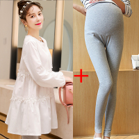 迪鲁奥（DILUAO)孕妇装秋装新款长袖T恤纯棉上衣套装