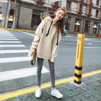 迪鲁奥(DILUAO)孕妇冬装 加绒 孕妇外套加绒孕妇外套冬装中长款孕妇装秋冬装连帽外套B664-25 米色