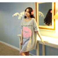 迪鲁奥(DILUAO)孕妇月子裙女短袖夏季哺乳裙孕妇日韩卫衣睡衣家居服500-F67- 002-5