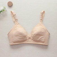 迪鲁奥(DILUAO)无钢圈薄款纯棉孕妇内衣前开扣哺乳文胸全棉产后哺乳胸罩喂奶衣