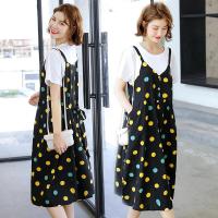 迪鲁奥(DILUAO)孕妇装夏装连衣裙套装中长款过膝宽松夏天裙子2021新款时尚加大码孕妇裙