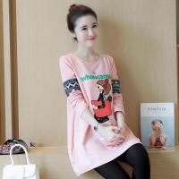 迪鲁奥(DILUAO)YXXM 孕妇装 哺乳衣潮妈外出时尚春秋产后喂奶衣宽松孕妇哺乳上衣长袖哺乳卫衣辣妈款月子服 921