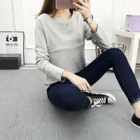 迪鲁奥(DILUAO)YXXM 孕妇装 哺乳衣潮妈外出时尚春秋产后喂奶衣宽松孕妇哺乳上衣长袖哺乳卫衣辣妈款月子服 806