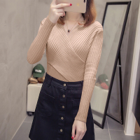 迪鲁奥(DILUAO)YXXM 孕妇装 秋装新款孕妇哺乳上衣交叉哺乳潮妈外穿针织套头月子服上衣秋冬装孕妇哺乳装 9838