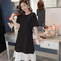 迪鲁奥(DILUAO)孕妇装夏装外出2021新款孕妇连衣裙中长款时尚潮妈孕妇裙子夏季宽松透气