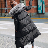 迪鲁奥(DILUAO)孕妇装冬装 拼色军工装加厚中长款孕妇棉服 韩版大码宽松孕妇棉衣外套宽松大码加厚加大孕妇棉衣