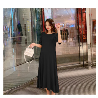 迪鲁奥(DILUAO)辣妈款显瘦浦乳期夏装孕妇2021时尚宽松孕妇连衣裙长款过膝大码孕妇裙子潮