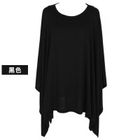 迪鲁奥(DILUAO)遮羞布孕妇产后哺乳巾新款四季授乳披肩罩衣外出遮挡防走光多功能喂奶衣 201701黑色哺乳巾 均码