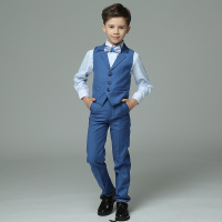 迪鲁奥(DILUAO)儿童礼服花童婚礼生日表演走秀主持春夏秋季套装晚礼服男童演出服