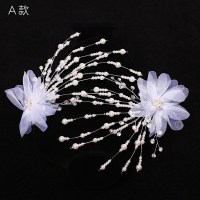 迪鲁奥（DILUAO)女童饰时尚儿童头饰小礼帽夹拉丁舞头饰演出饰品造型配饰品 A 款2只-易损-先验货，再签收