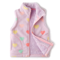 迪鲁奥（DILUAO)秋冬新款儿童摇粒绒马甲女童装马夹宝宝保暖长绒t