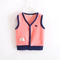 迪鲁奥(DILUAO)童装 儿童加绒马甲 2021秋冬韩版男女宝宝保暖中小童春秋坎肩t