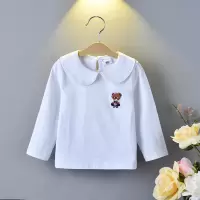 迪鲁奥(DILUAO)[同款折扣店]2婴儿童长袖T恤春装女宝宝秋衣上衣体恤秋款女童打底衫1-3岁0圆领