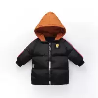 迪鲁奥(DILUAO)[同款折扣店]春秋新款 2021儿童羽绒棉服男女童中长款加厚棉衣小童棉袄宝宝外套秋冬装
