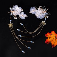 迪鲁奥(DILUAO)古装汉服头饰儿童古代女童古风饰仙流苏步摇配饰复古夹