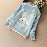 迪鲁奥(DILUAO)秋季儿童女童上衣女孩洋气针织衫女大童秋款外搭开衫毛衣女童毛衣秋季2021洋气中大童女打底衫儿童套头