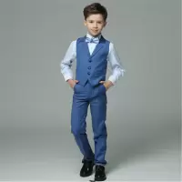 迪鲁奥(DILUAO) 儿童礼服花童婚礼生日表演走秀主持春夏秋季套装晚礼服男童演出服