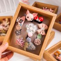 迪鲁奥(DILUAO)宝宝夹韩国婴儿汗毛夹公主胎毛饰女童头饰不伤小女孩子卡