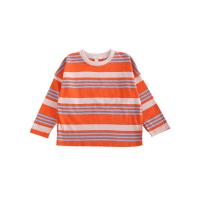 迪鲁奥（DILUAO)男童装上衣2021秋装新款儿童长袖卫衣中小童韩版时尚潮流宝宝T恤 桔色