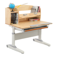 家用学习桌 橡胶木 简约现代 多功能 可调节可升降 学霸系列钢木105