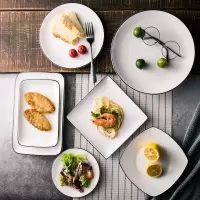 创意西餐盘子牛排北欧餐具网红陶瓷 ins风日式家用菜盘子早餐碟子