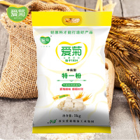 爱菊面粉特一粉中筋粉5kg 馒头包子粉面条粉通用粉