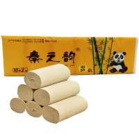 4层12卷750克1提秦之韵本色原浆加厚卷纸卫生纸纸巾