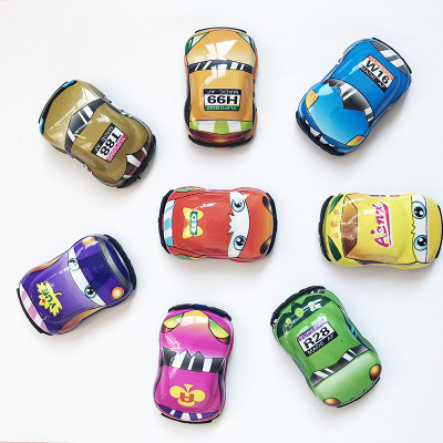 [10个装]儿童玩具小车 回力车套装 益智赛车总动员 Q版迷你小汽车模型