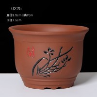 紫砂粗陶瓷花盆室内办公多刺柏肉菖蒲盆栽宜兴拇指小创意室内特价