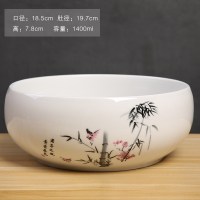 铜钱花盆水仙花睡莲碗莲无孔陶瓷特价清仓水养水培多肉大号茶洗