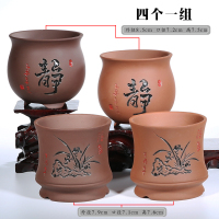 紫砂多肉花盆多肉植物花盆粗陶陶瓷田园素烧简约花盆菖蒲兰花盆小