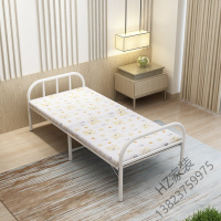 苏宁优选 单人折叠床便携家用成人午睡午休床简易儿童隐形钢丝铁架躺椅行军欧因