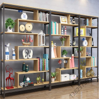 苏宁优选 办公室展示架货架家用自由组合产品化妆品陈列架客厅隔断酒茶叶柜欧因
