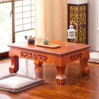 苏宁严选 实木飘窗桌榻榻米茶几阳台桌子矮桌家用茶艺桌小炕桌窗台小茶几精品家具欧因