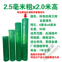 苏宁严选 铁网围栏 钢丝网养殖网养鸡鸭鹅网护栏网防护网果园围栏网2.5毫米粗2.0米高30米长加强欧因