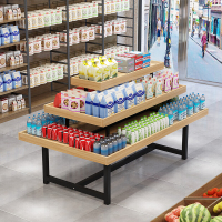 苏宁严选 化妆品货架中岛展示台饰品母婴货架市堆头化妆品台流水台展示桌中岛柜SN4923欧因