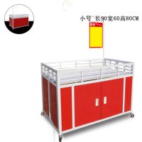 苏宁严选 超市台车车甩货车特卖花车商场服装店折叠理货售货车货架展示架欧因