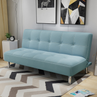 苏宁严选 简约多功能沙发床可折叠客厅小户型懒人双人三人小沙发两用1.8米W新款6012104欧因