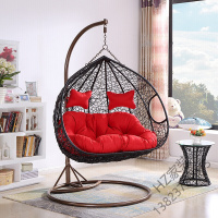 苏宁严选 吊篮藤椅客厅双人鸟巢家用秋千吊椅休闲椅吊床室内阳台摇篮椅放心购欧因