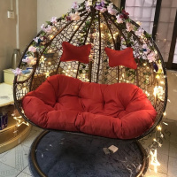 苏宁严选 吊篮藤椅室内家用吊床双人吊椅秋千阳台摇椅鸟巢吊兰懒人摇篮椅欧因